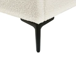 Seng med opbevaring SEZANNE Boucle Cremehvid 180 x 200 cm