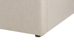 Seng med opbevaring uden gavl DINAN Lysebrun 160 x 200 cm
