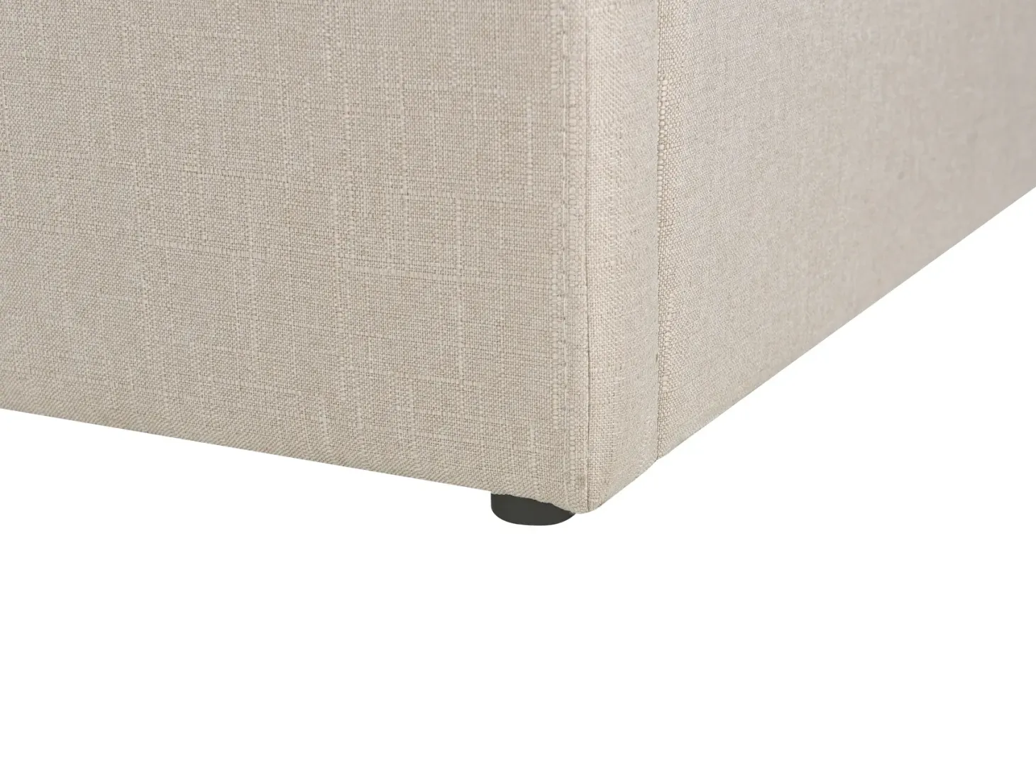 Seng med opbevaring uden gavl DINAN Lysebrun 160 x 200 cm