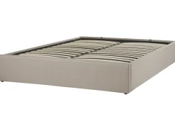 Seng med opbevaring uden gavl DINAN Lysebrun 160 x 200 cm