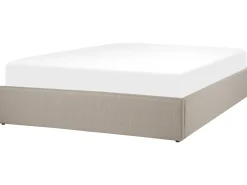 Seng med opbevaring uden gavl DINAN Lysebrun 160 x 200 cm