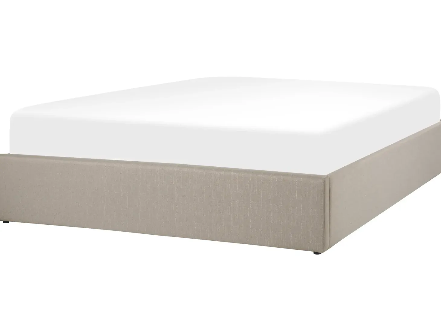 Seng med opbevaring uden gavl DINAN Lysebrun 160 x 200 cm