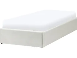 Seng med opbevaring uden gavl DINAN 90 x 200 cm Lys Beige