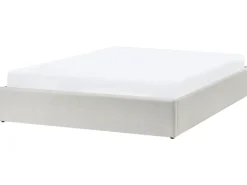 Seng med opbevaring uden gavl DINAN Lys Beige 160 x 200 cm