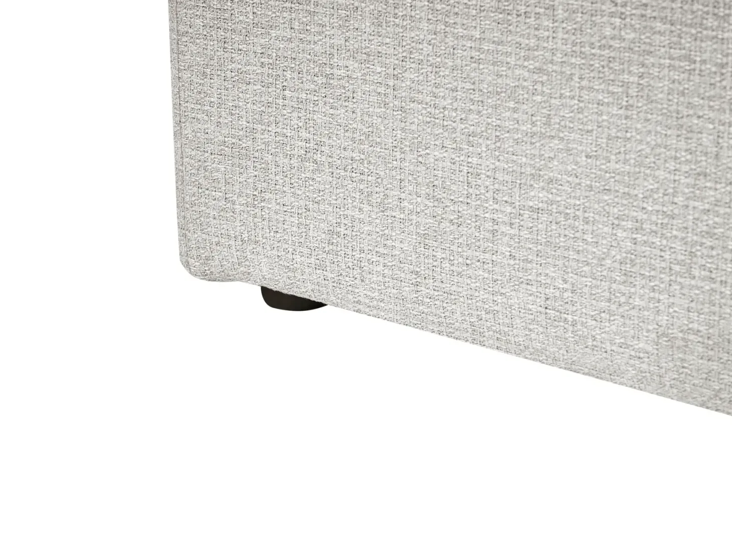 Seng med opbevaring uden gavl DINAN Lysegrå 180 x 200 cm