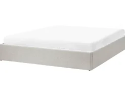 Seng med opbevaring uden gavl DINAN Lysegrå 180 x 200 cm