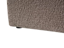 Seng med opbevaring uden gavl Boucle DINAN 90 x 200 cm Brungrå
