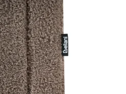 Seng med opbevaring uden gavl DINAN Boucle Brungrå 140 x 200 cm