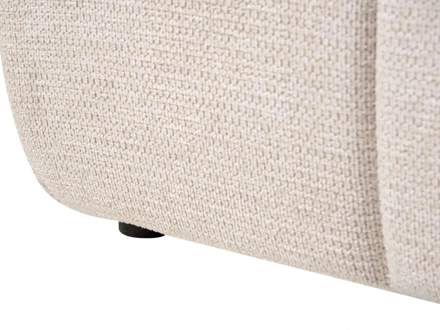 Seng med opbevaring uden gavl GENAS Lys Beige 180 x 200 cm