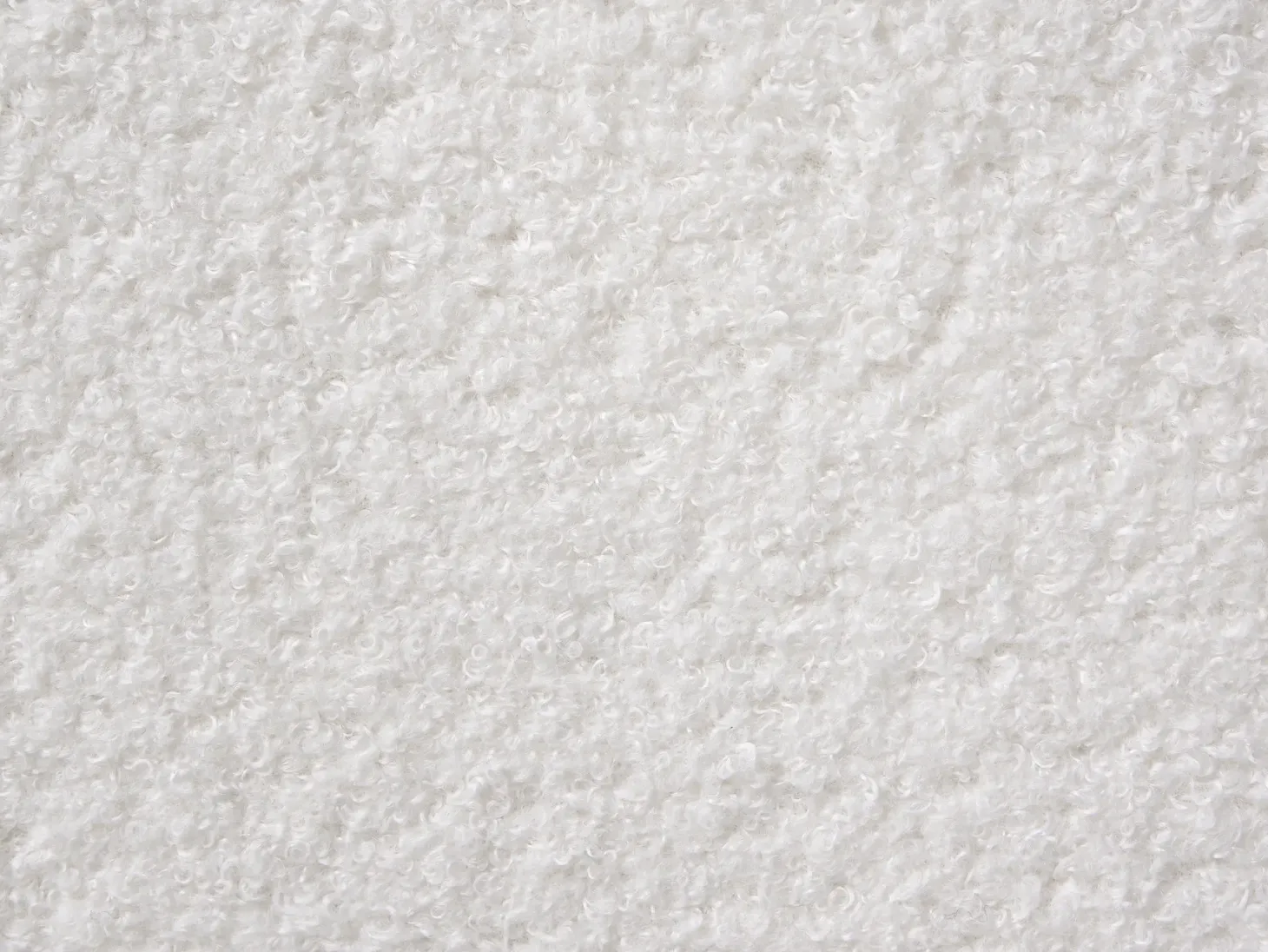 Seng med opbevaring uden gavl GENAS Boucle Cremehvid 180 x 200 cm