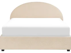 Seng med opbevaring VAUCLUSE Boucle Beige 180 x 200 cm