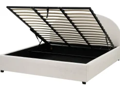 Seng med opbevaring VAUCLUSE Lys Beige 180 x 200 cm