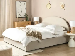 Seng med opbevaring VAUCLUSE Sand Beige 180 x 200 cm