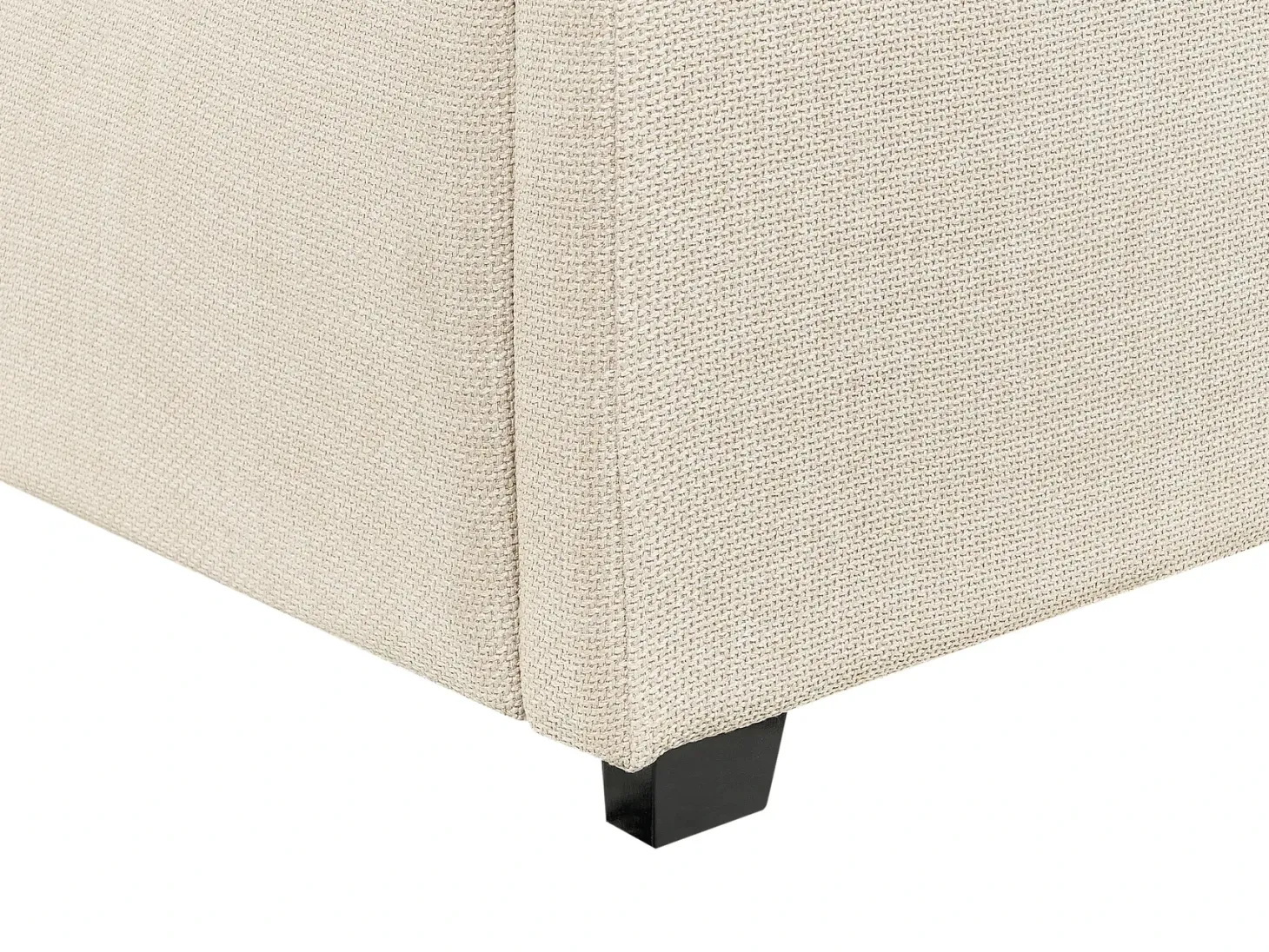 Seng med opbevaring VAUCLUSE Sand Beige 180 x 200 cm
