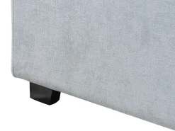 Seng med opbevaring VAUCLUSE Chenille Himmelblå 180 x 200 cm
