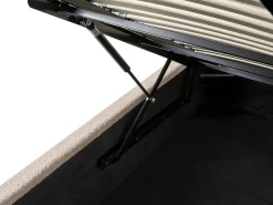 Seng med opbevaring VION Boucle Beige 180 x 200 cm