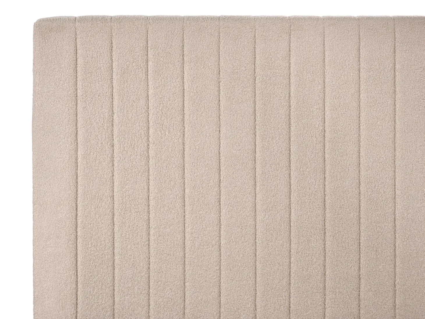 Seng med opbevaring VION Boucle Beige 180 x 200 cm