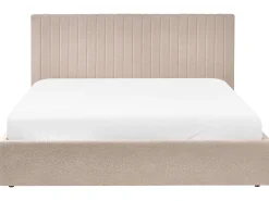 Seng med opbevaring VION Boucle Beige 180 x 200 cm