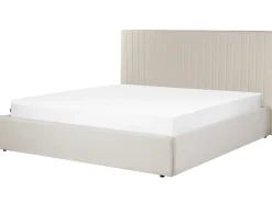Seng med opbevaring VION Lys Beige 180 x 200 cm
