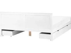 Seng med 4 skuffer Fyretræ SABRAN 180 x 200 cm Hvid