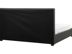 Seng med skuffer til opbevaring LA ROCHELLE Mørkegrå 180 x 200 cm