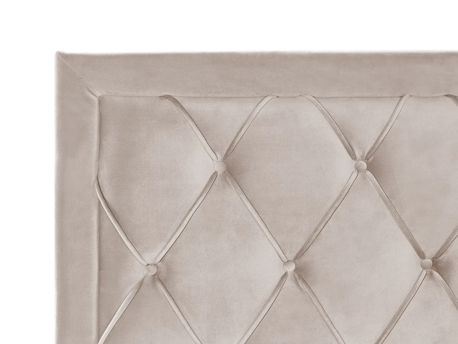 Seng med skuffer til opbevaring LIEVIN Velour Beige 180 x 200 cm