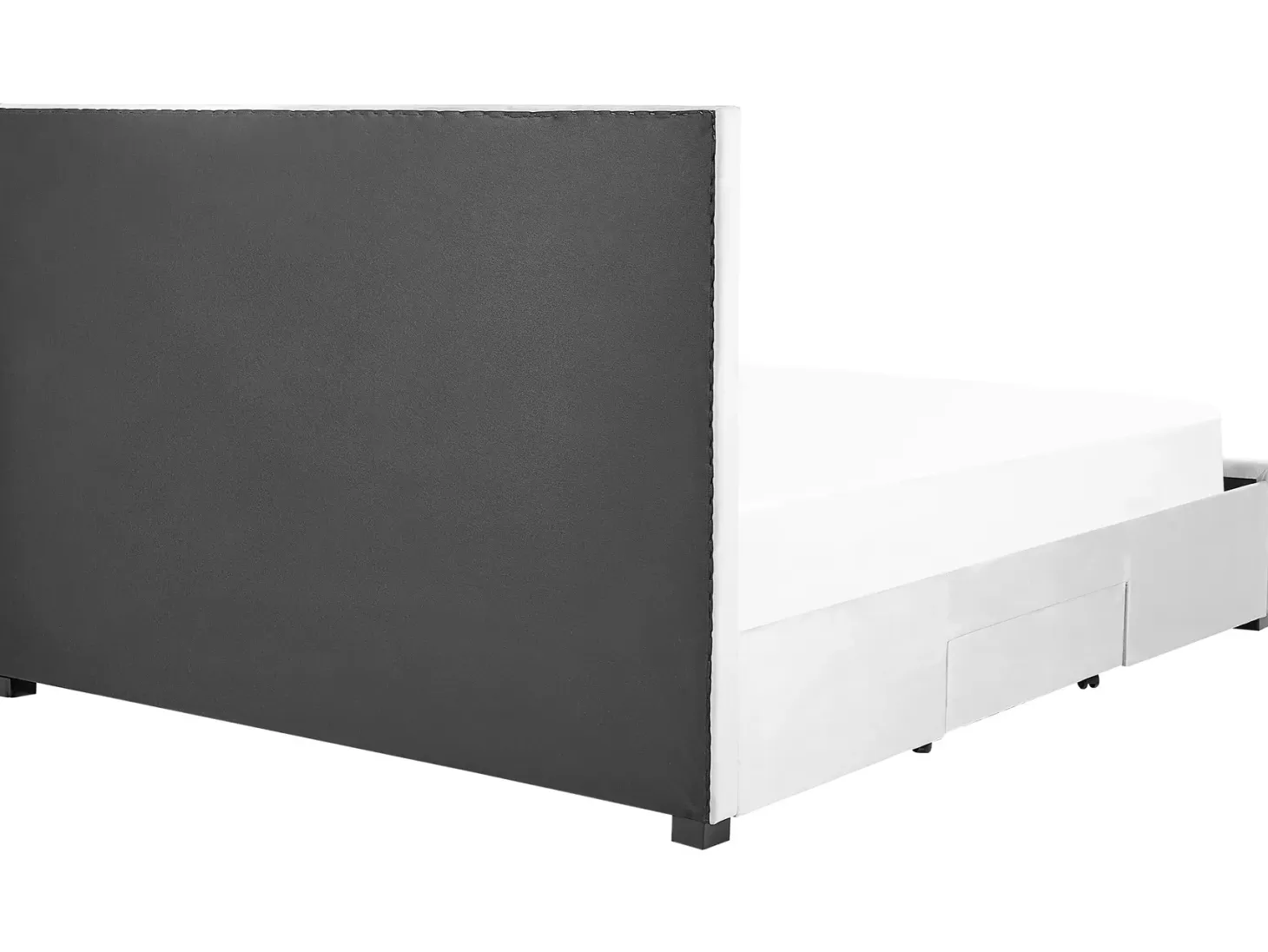 Seng med skuffer til opbevaring LIEVIN Velour Lysegrå 180 x 200 cm