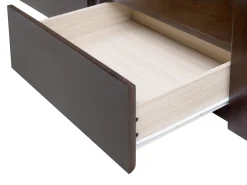 Seng med skuffer til opbevaring Træ CAHORS 90 x 200 cm Mørkebrun