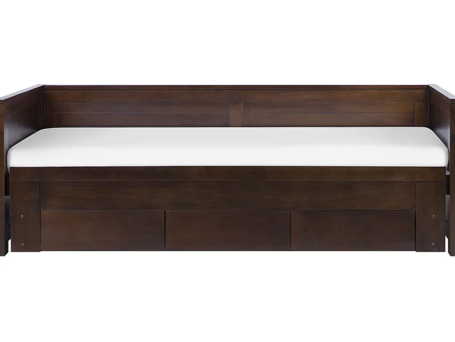 Seng med skuffer til opbevaring Træ CAHORS 90 x 200 cm Mørkebrun