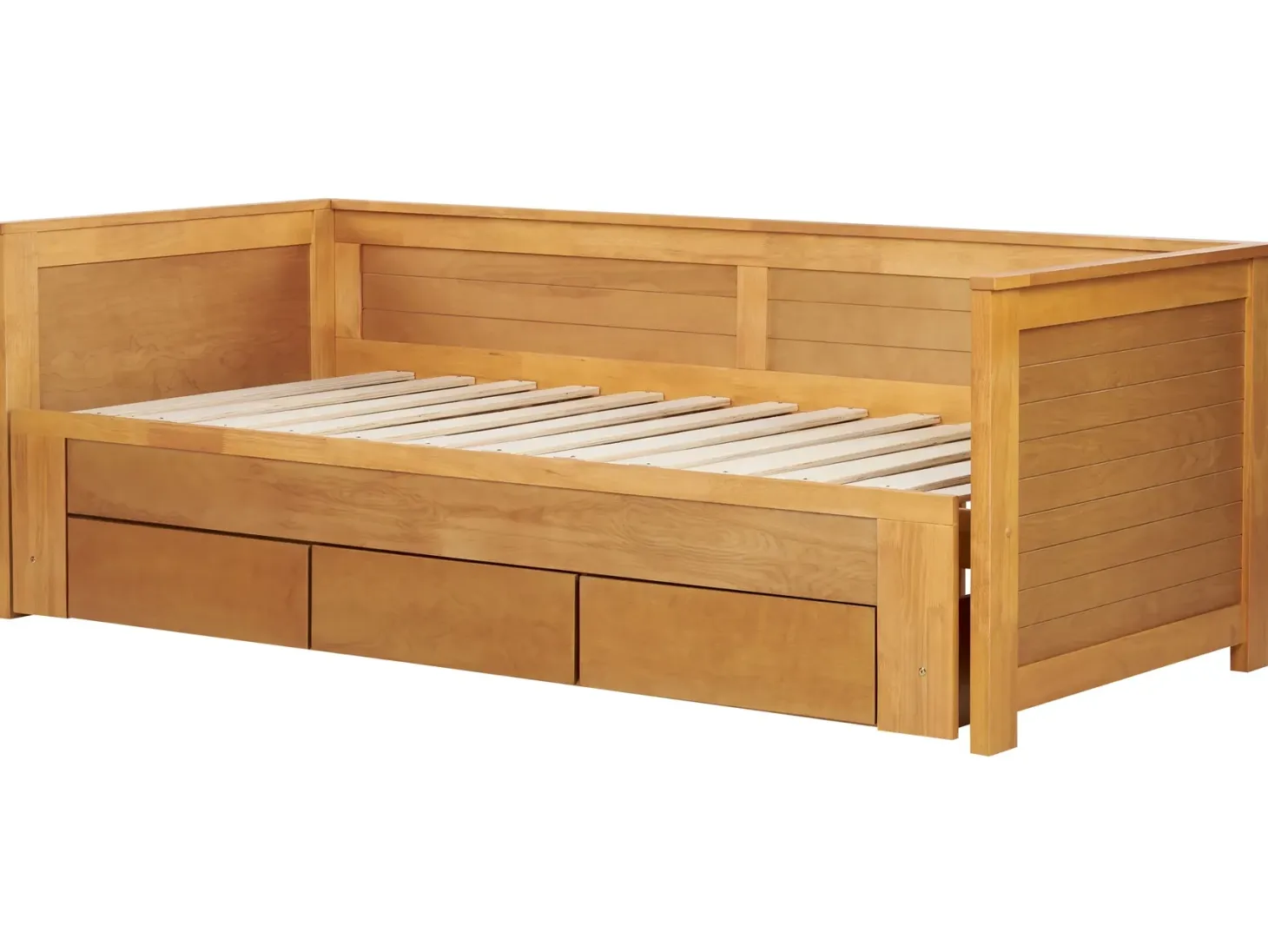 Seng med skuffer til opbevaring Træ CAHORS 90 x 200 cm Brun