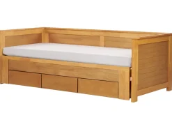 Seng med skuffer til opbevaring Træ CAHORS 90 x 200 cm Brun