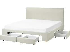 Seng med skuffer til opbevaring SOUTRIN Beige 180 x 200 cm
