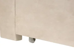 Seng med skuffer til opbevaring LONZAC Velour Beige 180 x 200 cm