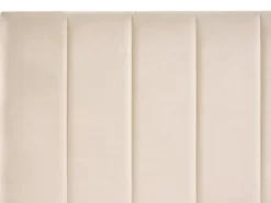 Seng med skuffer til opbevaring LONZAC Velour Beige 180 x 200 cm