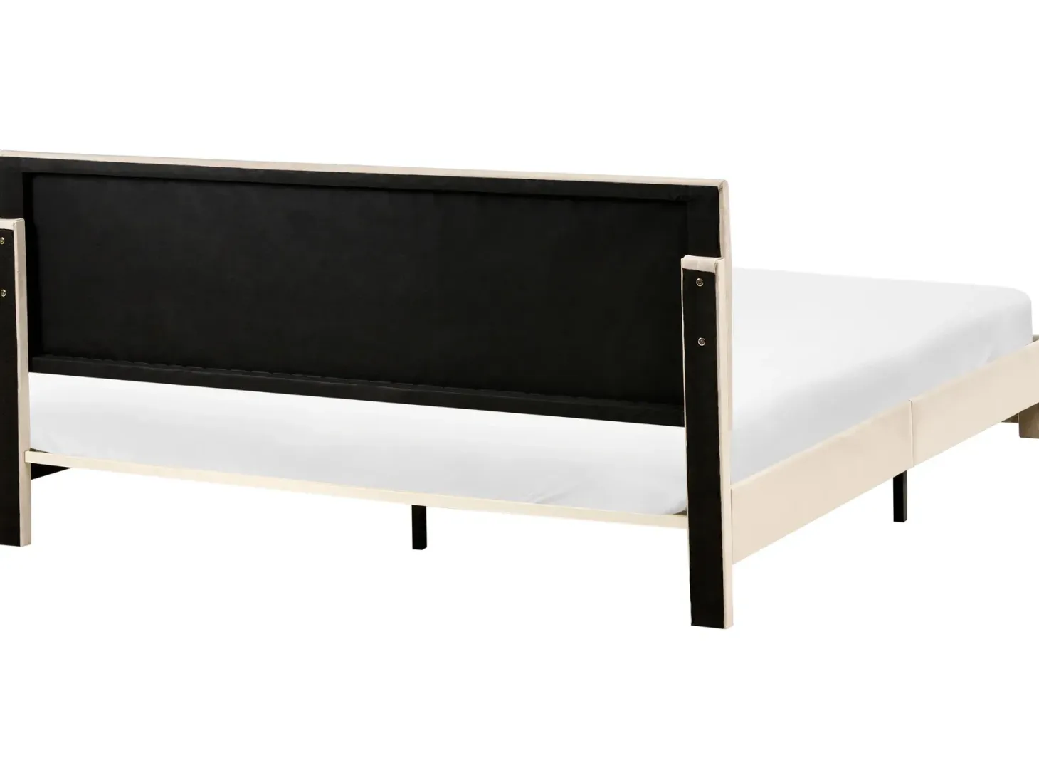 Seng med skuffer til opbevaring LONZAC Velour Beige 180 x 200 cm