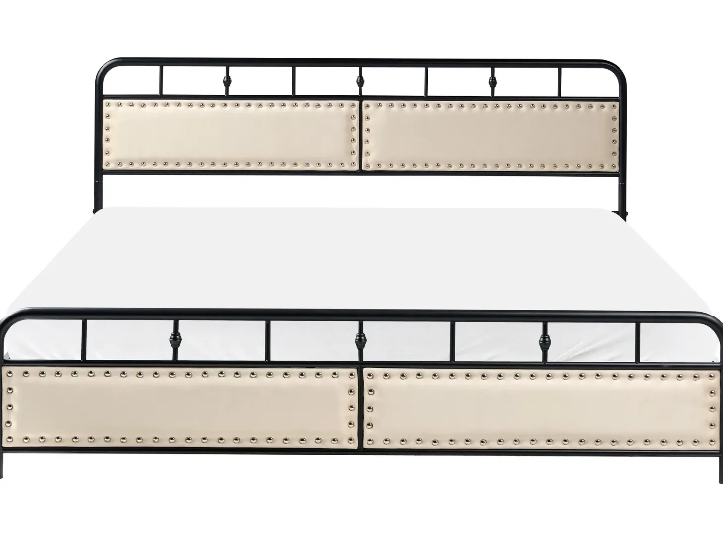 Seng Metal BREUILLET 180 x 200 cm Sort