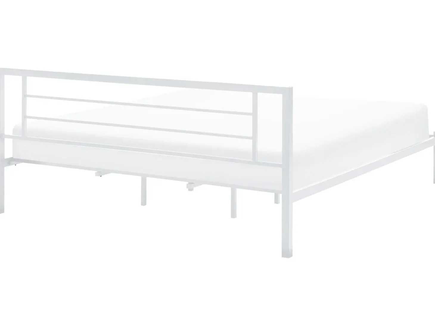 Seng Metal CUSSET 180 x 200 cm Hvid