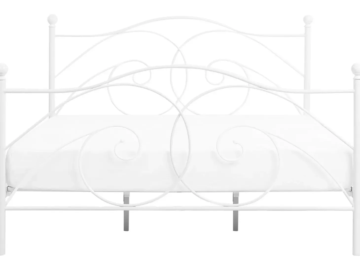Seng Metal DINARD 180 x 200 cm Hvid