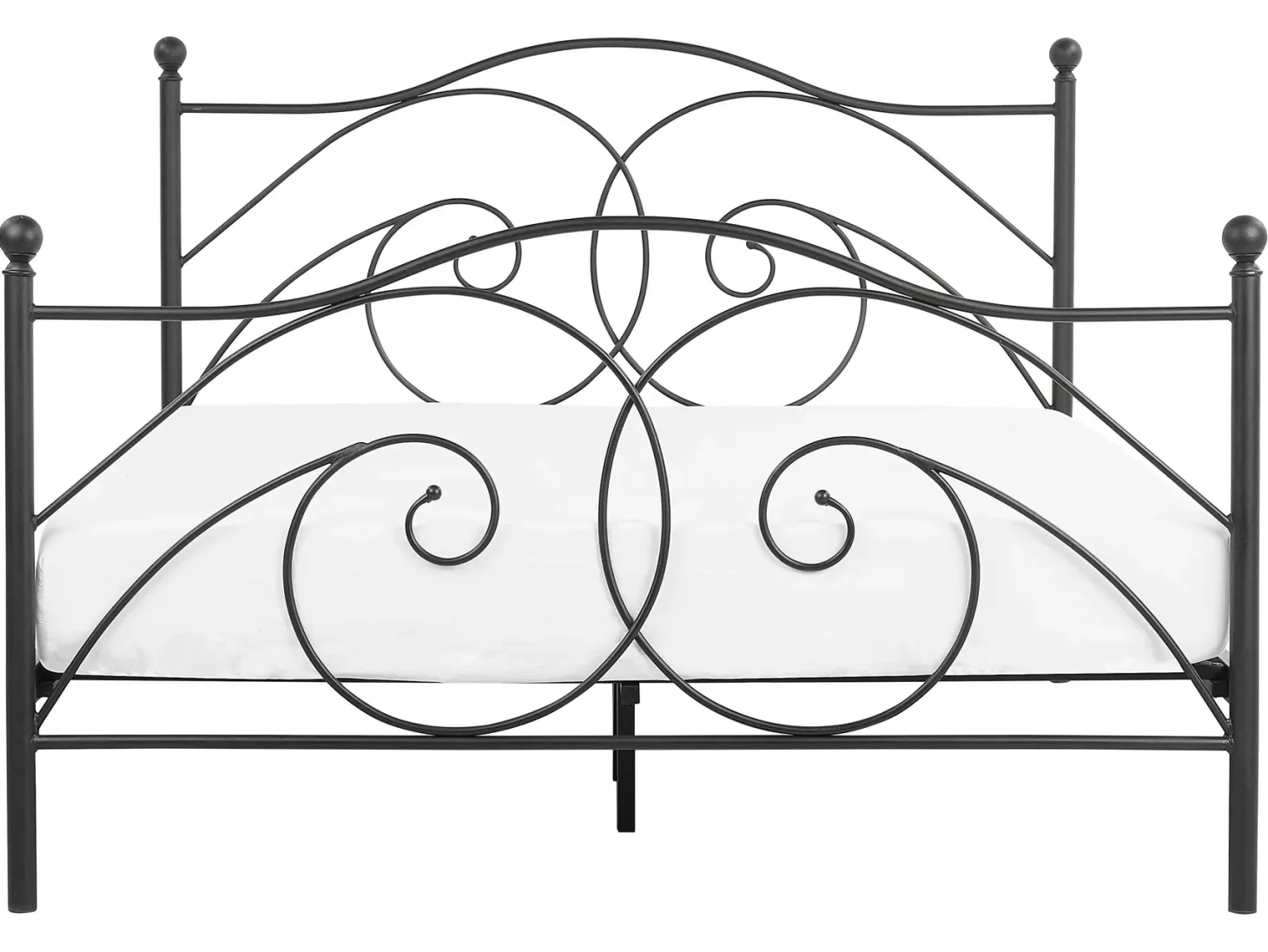 Seng Metal DINARD 160 x 200 cm Sort