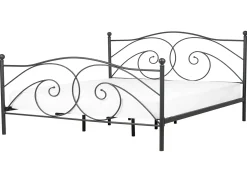 Seng Metal DINARD 160 x 200 cm Sort