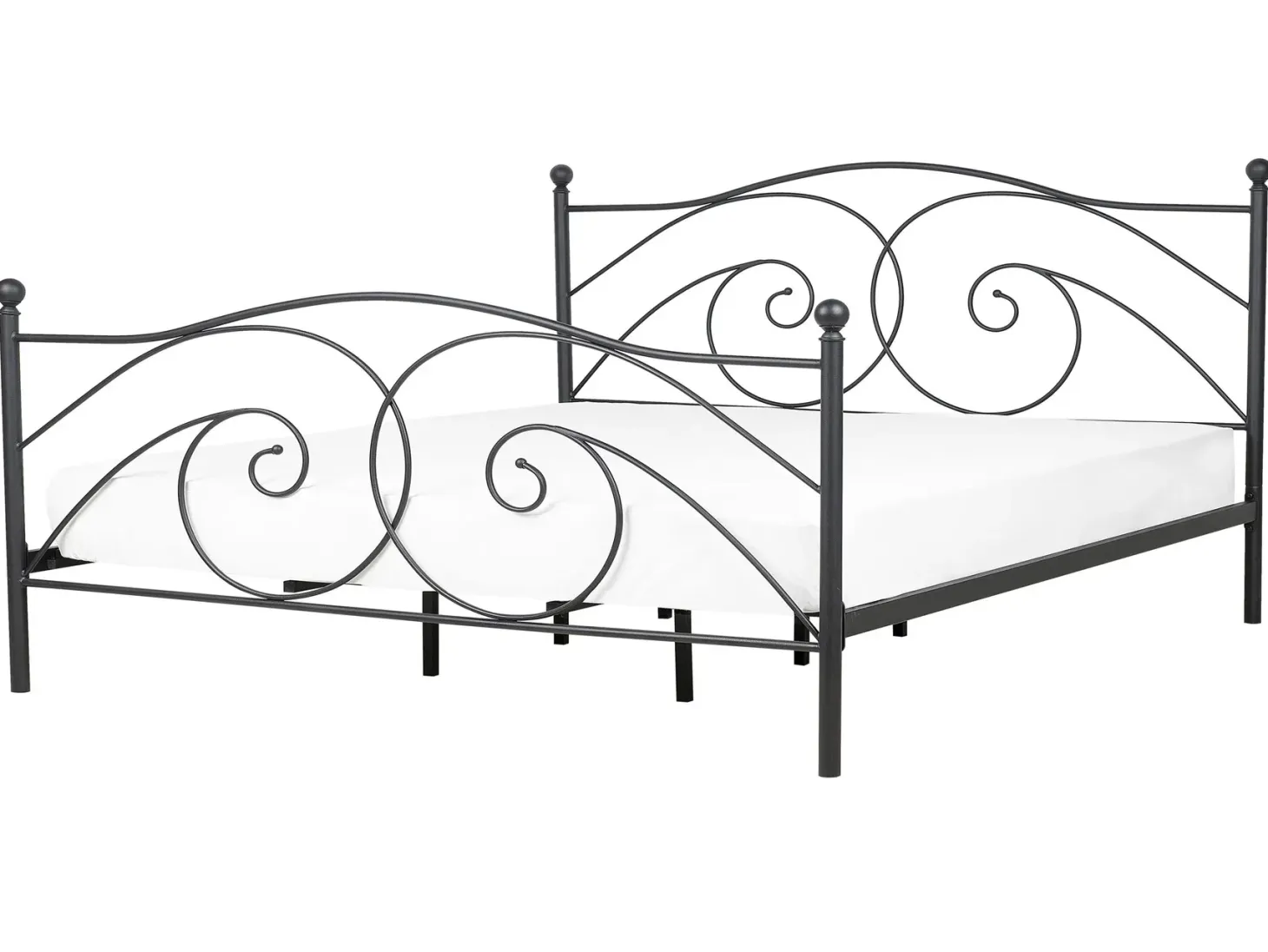 Seng Metal DINARD 160 x 200 cm Sort