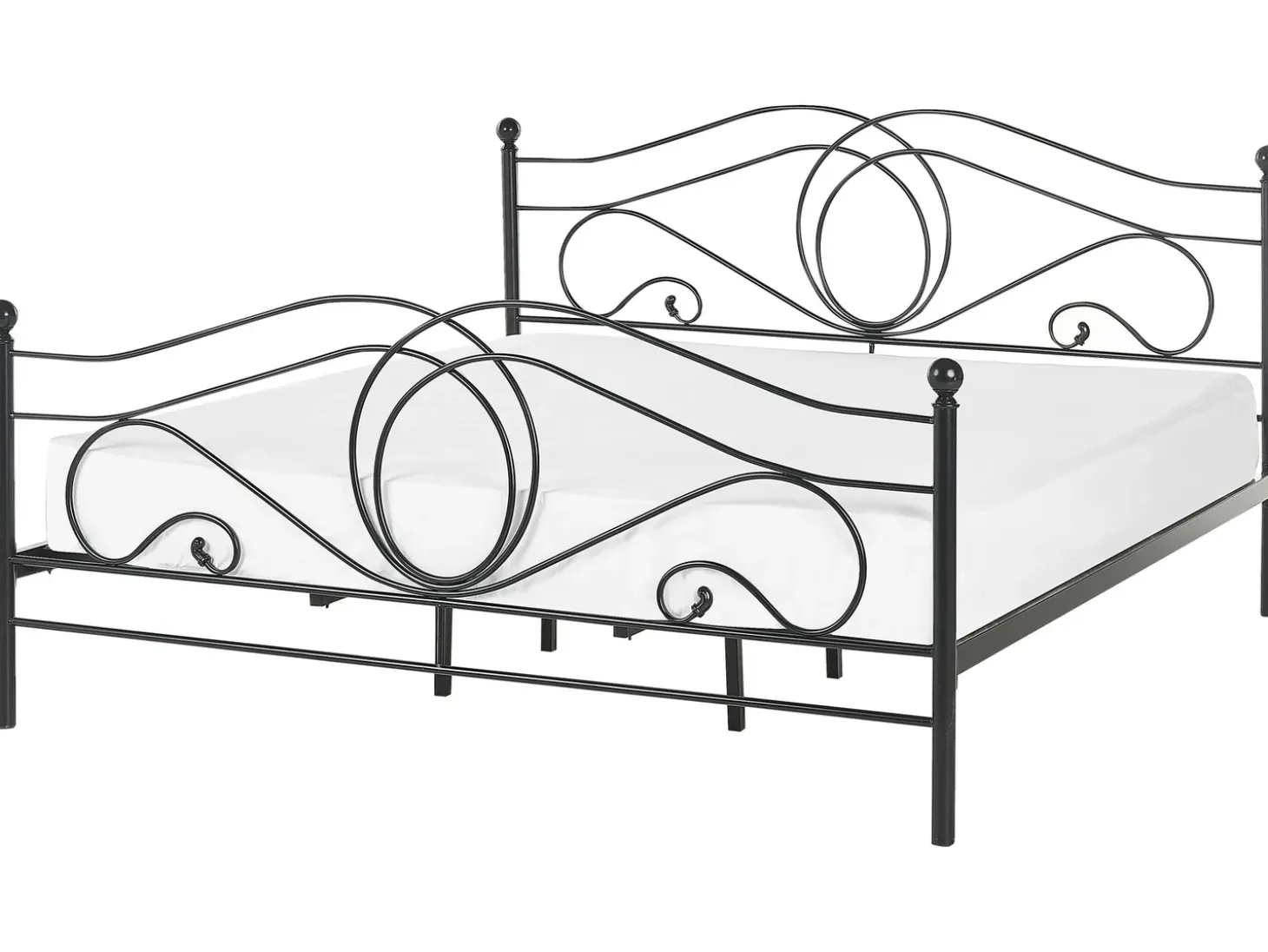 Seng Metal LYRA 180 x 200 cm Sort