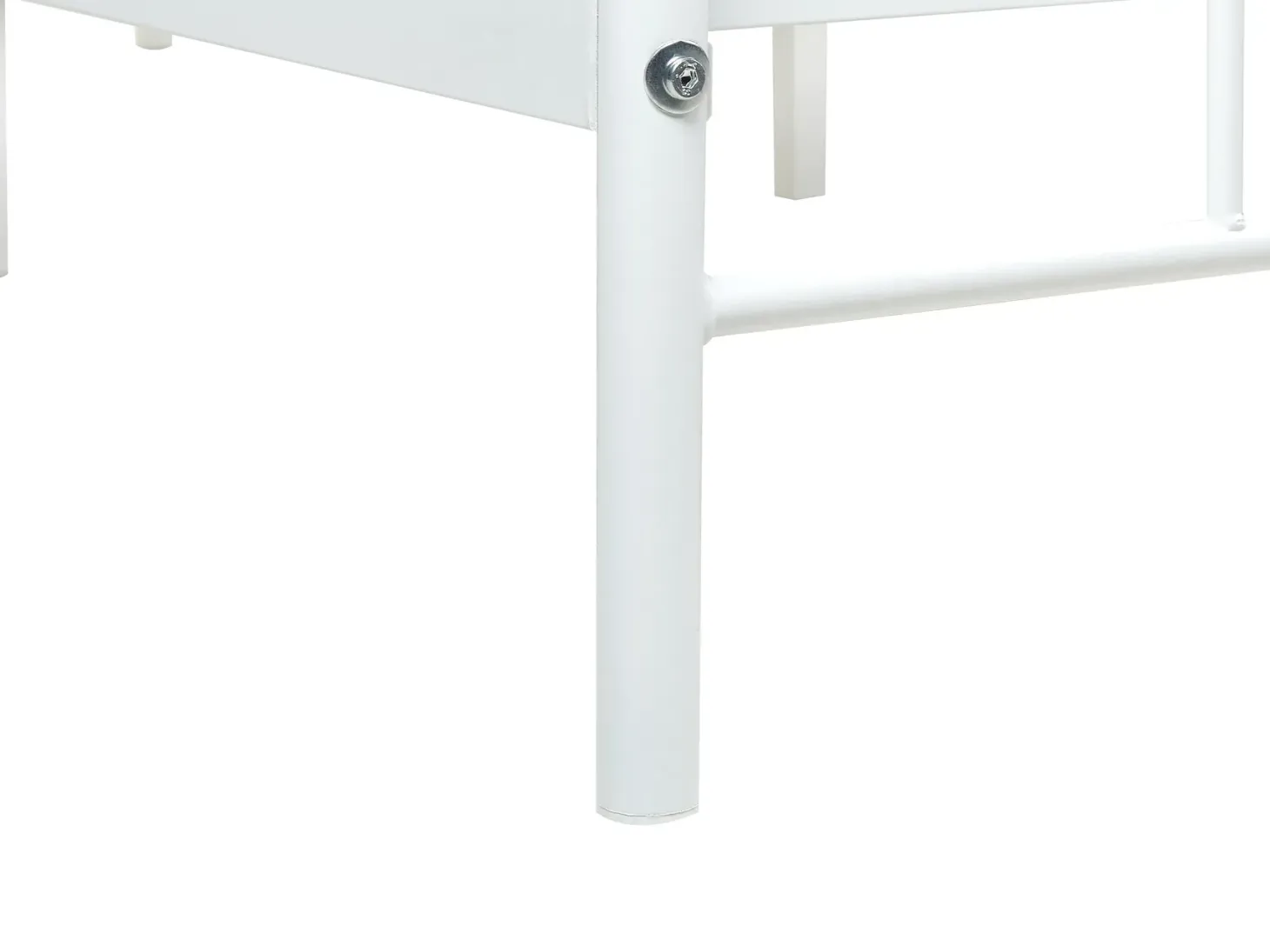 Seng Metal MAURESSAC 160 x 200 cm Hvid