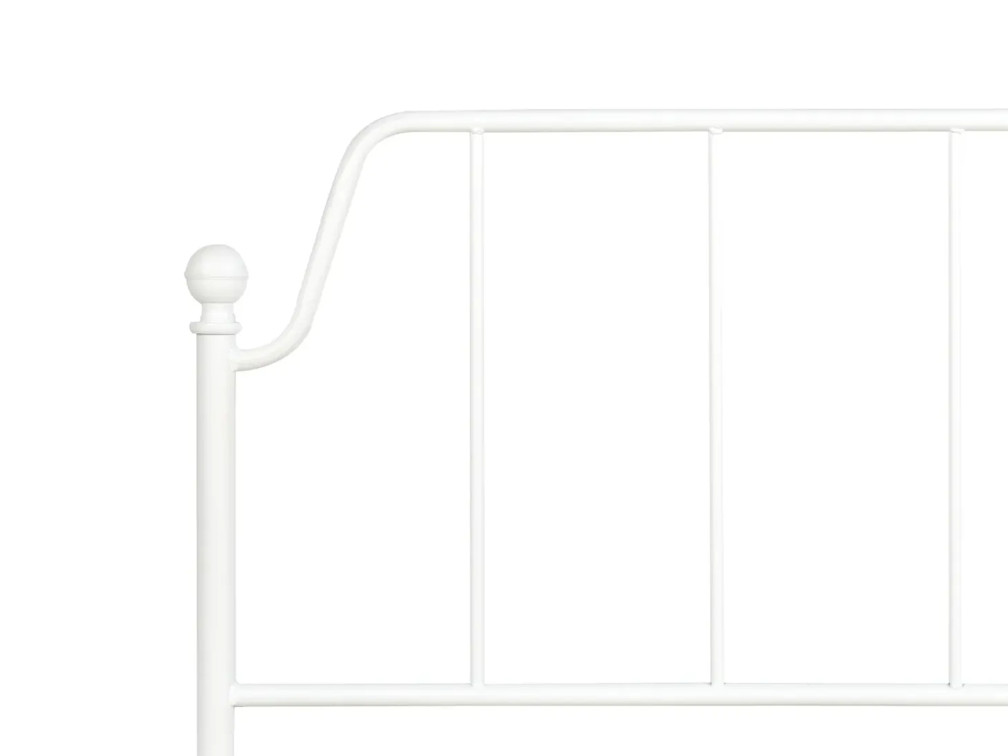 Seng Metal MAURESSAC 160 x 200 cm Hvid