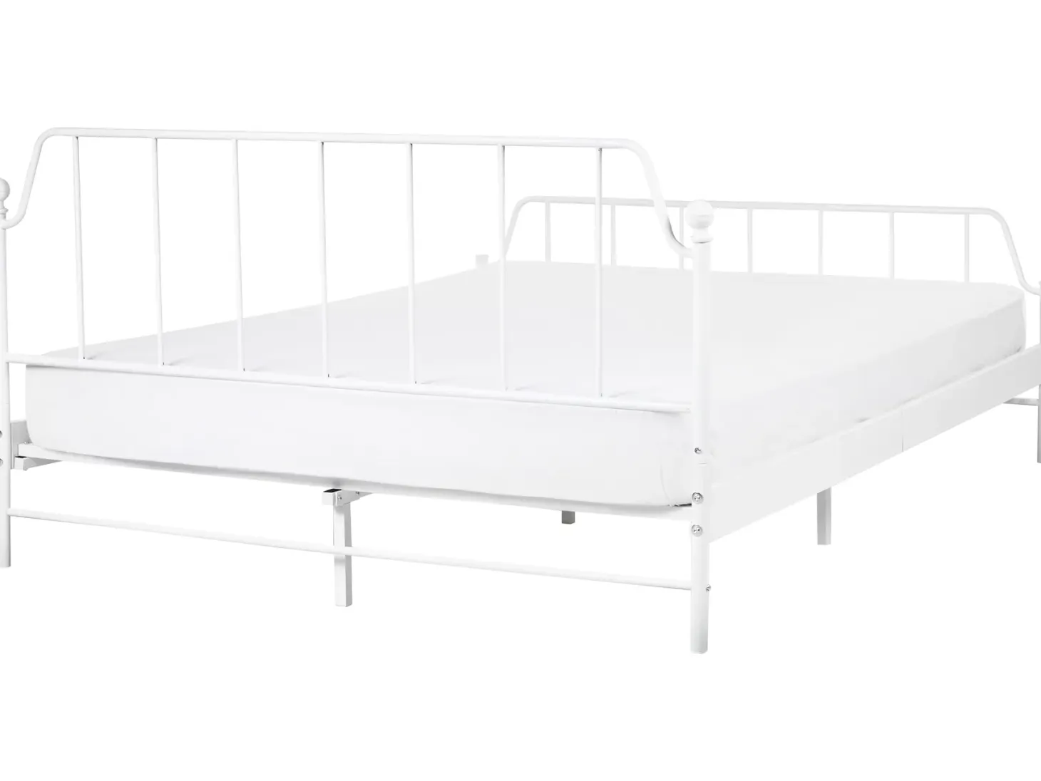 Seng Metal MAURESSAC 160 x 200 cm Hvid