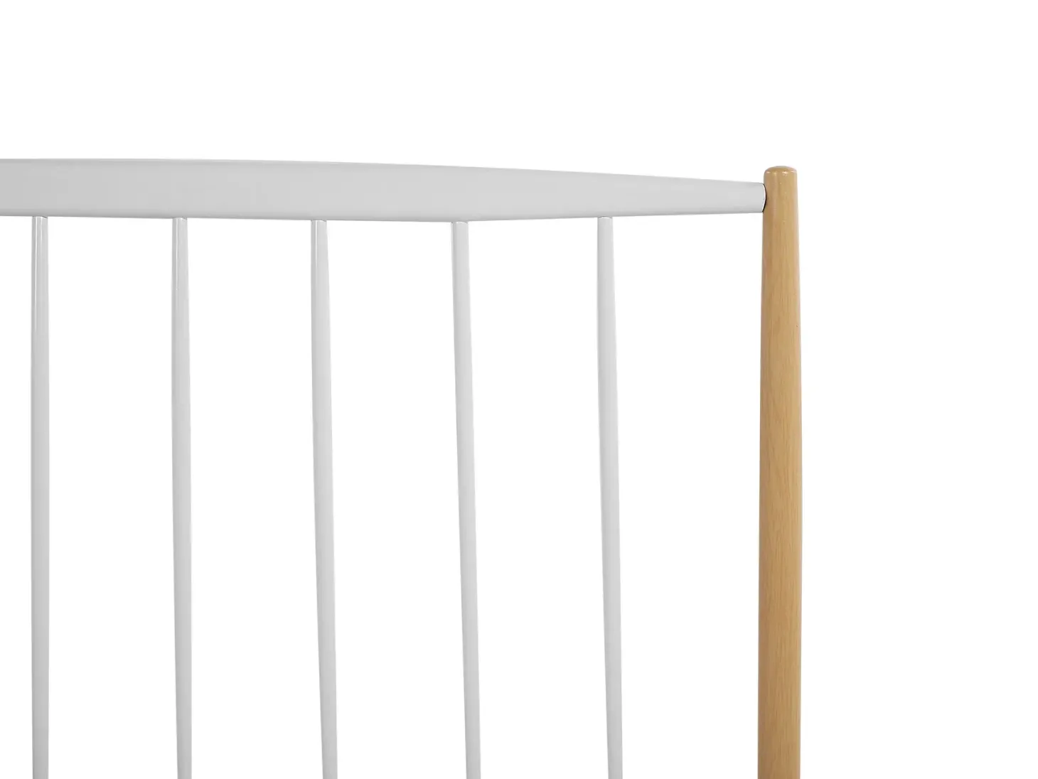 Seng Metal MAURS 180 x 200 cm Hvid