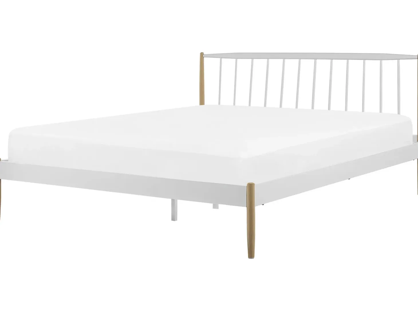 Seng Metal MAURS 180 x 200 cm Hvid