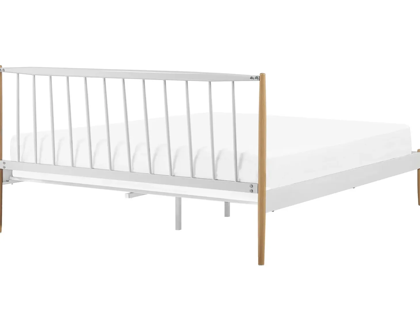 Seng Metal MAURS 180 x 200 cm Hvid