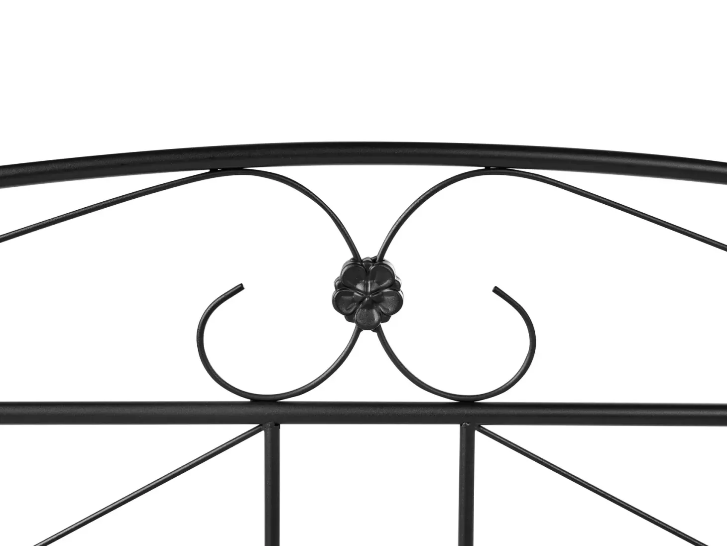 Seng Metal RODEZ 180 x 200 cm Sort