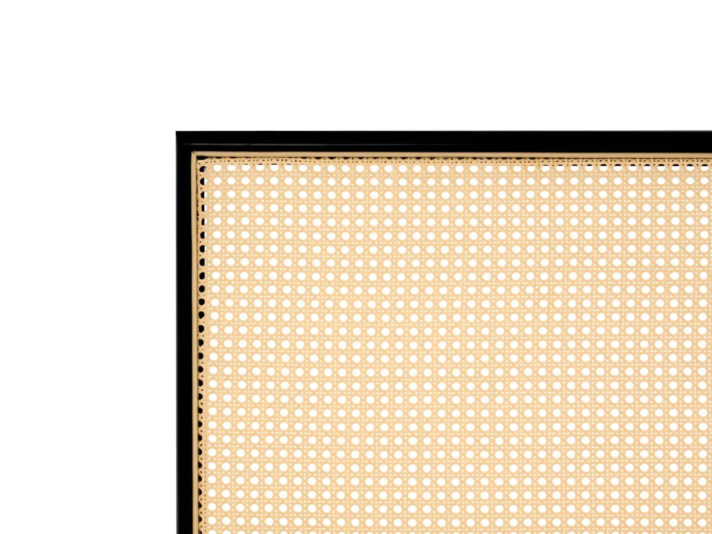 Seng PE-rattan AVANTON 180 x 200 cm Sort